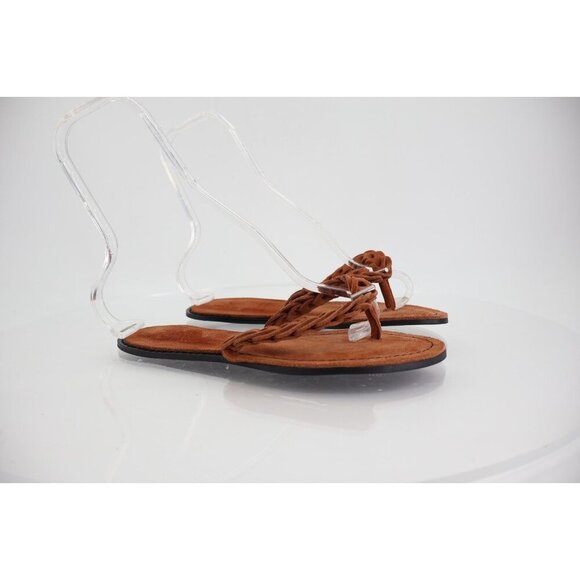 rag & bone Shoes - Rag&Bone Melrose Flip Flop Slide Sandal Size 37 7 Brown Suede Flat Shoes Comfy